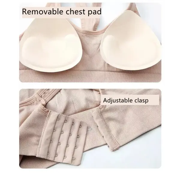 Tank Top Women Gym Women Corset Sports Bra Push Up Crop Top Fitness bra Hollow Breathable Sexy Running Athletic