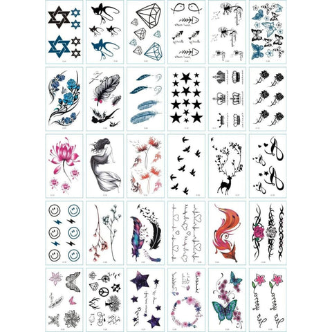 Tattoo Sticker - C / 57X97cm