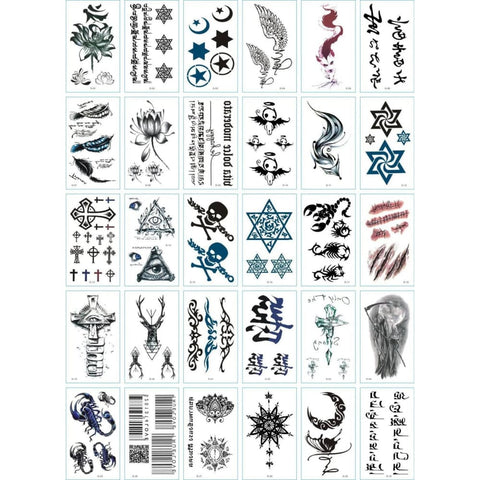 Tattoo Sticker - D / 57X97cm