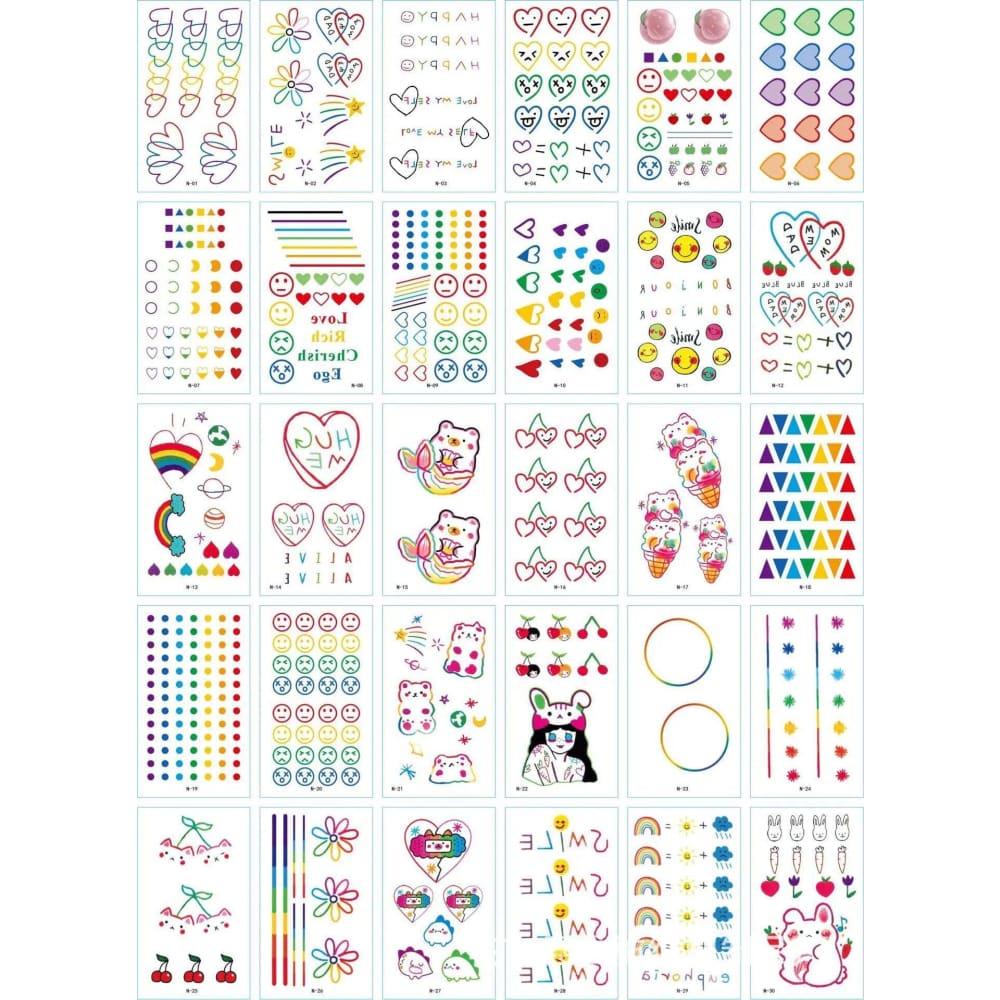 Tattoo Sticker - N / 57X97cm