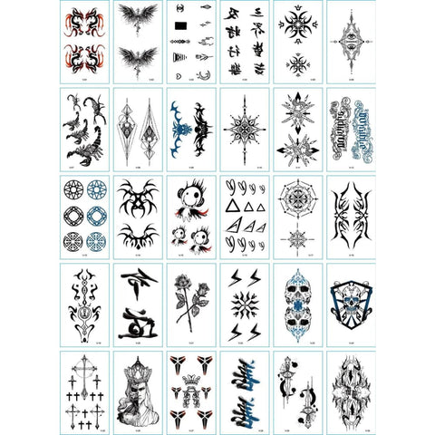 Tattoo Sticker - V / 57X97cm