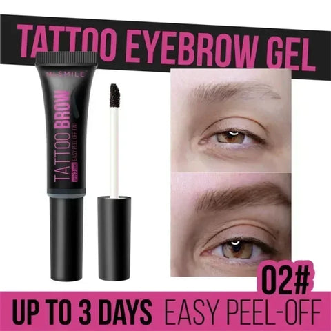 Tearing Eyebrow Gel Tint – Waterproof Semi-Permanent Tattoo Cream - 02