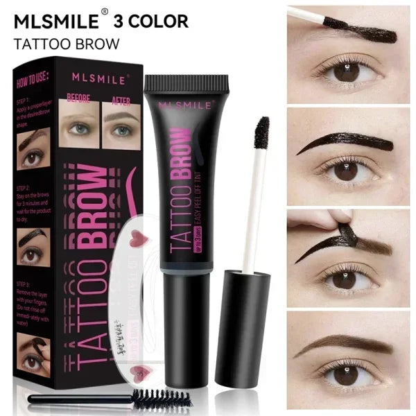 Tearing Eyebrow Gel Tint – Waterproof Semi-Permanent Tattoo Cream - Himpall