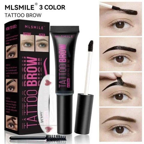 Tearing Eyebrow Gel Tint – Waterproof Semi-Permanent Tattoo Cream