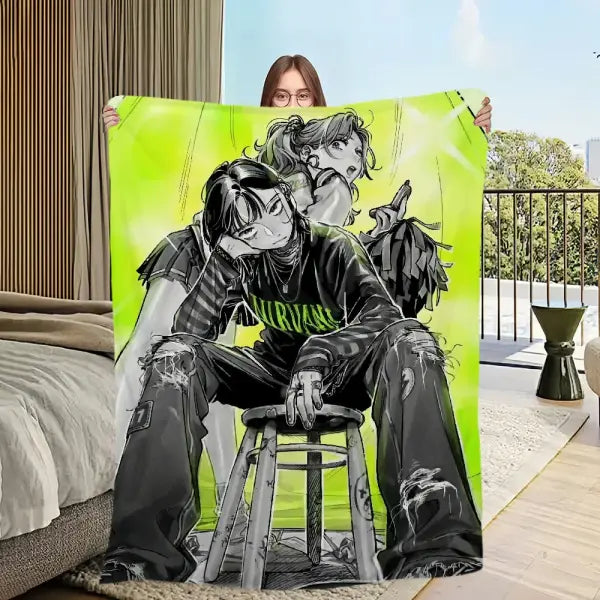 The Guy She Was Interested In Wasnt a Guy at All Blanket Soft Comfortable Nap Plush Suitable Room Office Bedroom Home