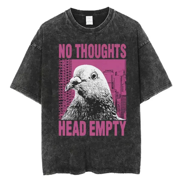 The Horrors Are Never Ending Yet I Remain Silly T-shirt Funny Japanese Style Frog Retro Washed T Shirt Men’s Oversized