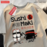 Summer Hand Painted Men’s Cotton Tee - Khaki / XXXL