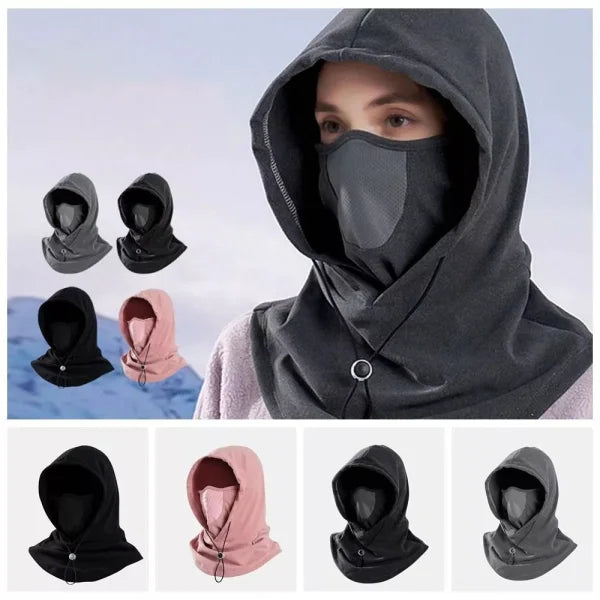Thermal Fleece Scarf and Ski Face Mask for Windproof Winter Protection - Himpall