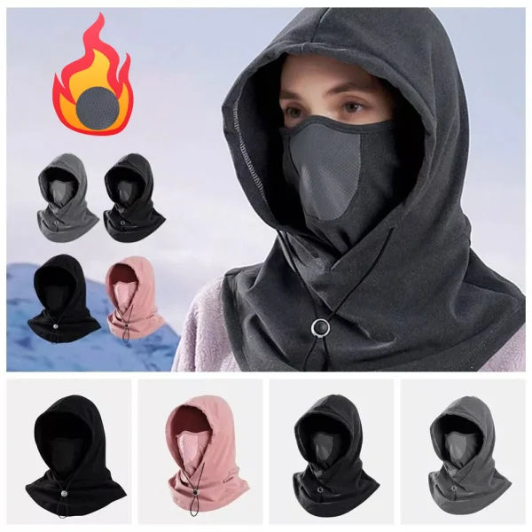 Thermal Fleece Scarf and Ski Face Mask for Windproof Winter Protection - Himpall