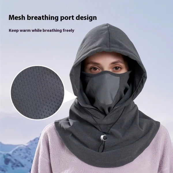 Thermal Fleece Scarf and Ski Face Mask for Windproof Winter Protection - Himpall