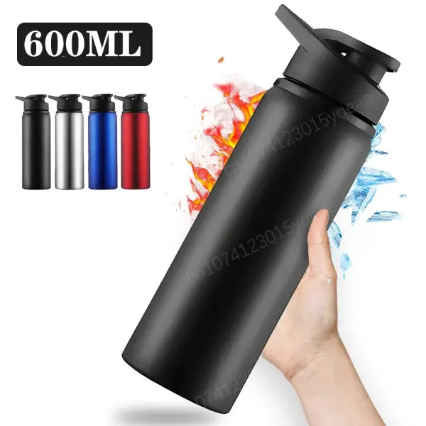 Thermal Insulation Metal Water Bottle Portable Direct Drinking Gym Cup