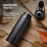Thermal Insulation Metal Water Bottle Portable Direct Drinking Gym Cup