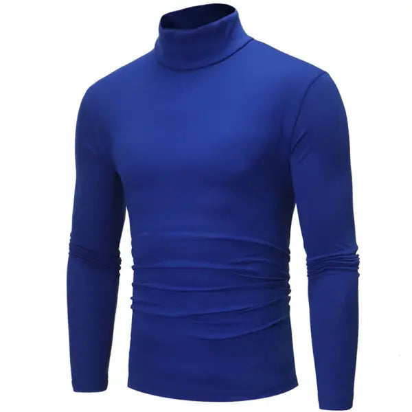 Thermal Underwear Tops Men Winter Clothes Thermal Shirt Autumn Men’s Winter Tights High Neck Thin Slim Fit Long Sleeve