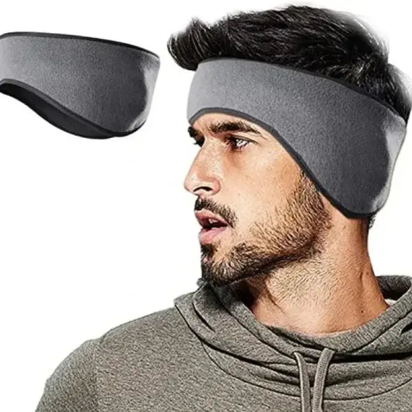 Winter Fleece Ear Warmer Headband – Windproof Cold-Weather Ear Cover for Running Cycling & Outdoor Sports
