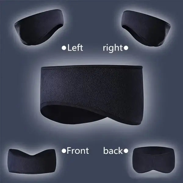 Winter Fleece Ear Warmer Headband – Windproof Cold-Weather Ear Cover for Running Cycling & Outdoor Sports
