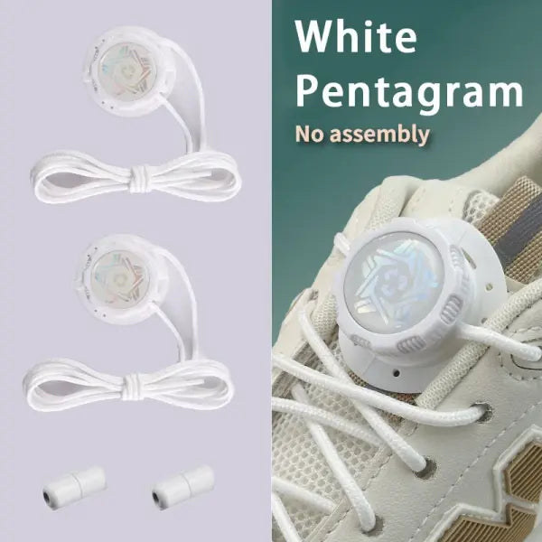 Thick Rope Swivel Buckle Shoelaces new upgrade Automatic Laces Without ties Sneakers Shoelace Shoe Accessories