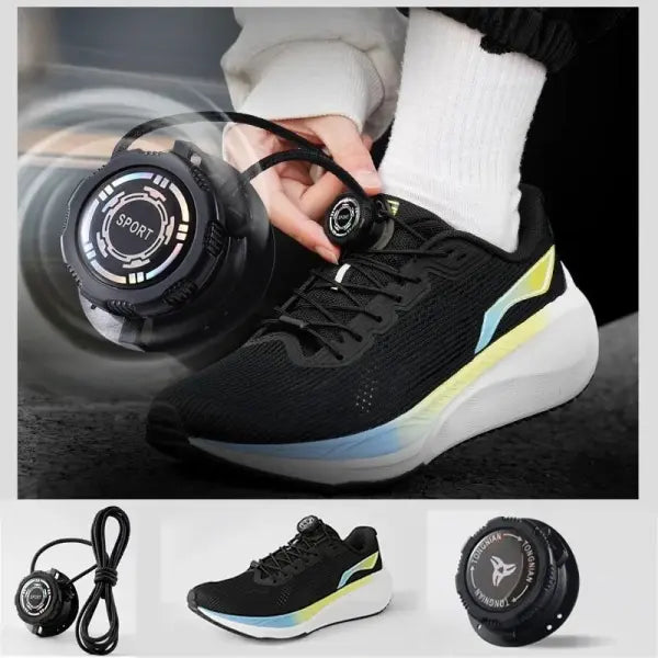 Thick Rope Swivel Buckle Shoelaces new upgrade Automatic Laces Without ties Sneakers Shoelace Shoe Accessories