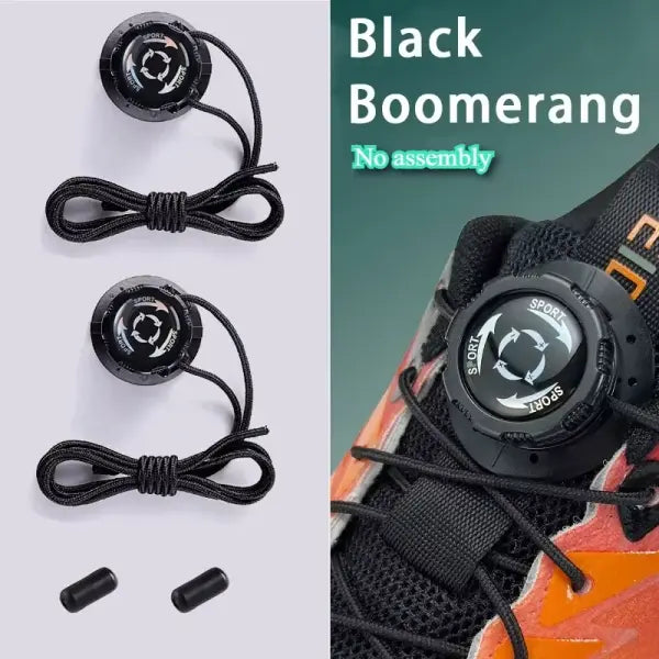Thick Rope Swivel Buckle Shoelaces new upgrade Automatic Laces Without ties Sneakers Shoelace Shoe Accessories