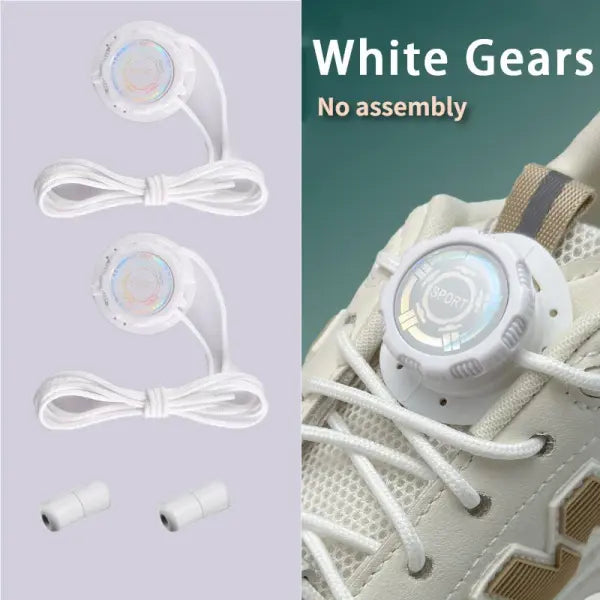 Thick Rope Swivel Buckle Shoelaces new upgrade Automatic Laces Without ties Sneakers Shoelace Shoe Accessories