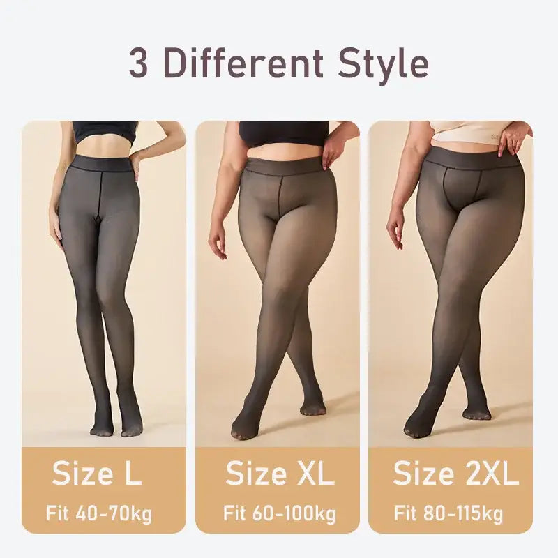 Thick Thermal Tights Stockings Women Warm Winter Sexy Translucent Pantyhose Leggings Female High Waist Elastic Slim