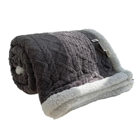 Thick Winter Warm Double-Sided Blanket for Ultimate Comfort - Himpall