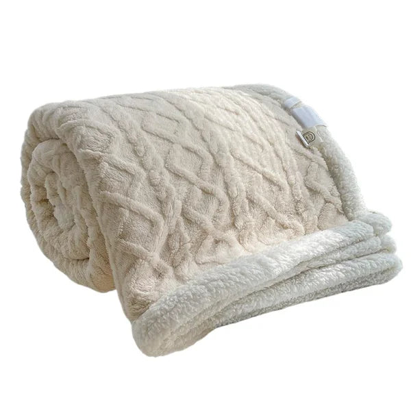 Thick Winter Warm Double-Sided Blanket for Ultimate Comfort - Himpall