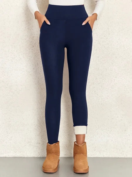Thick Winter Warm Leggings – Women’s High Waist Velvet Pants