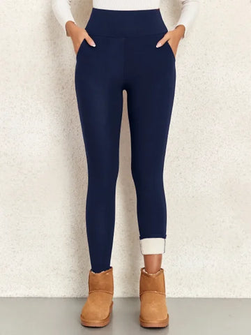 Thick Winter Warm Leggings – Women’s High Waist Velvet Pants