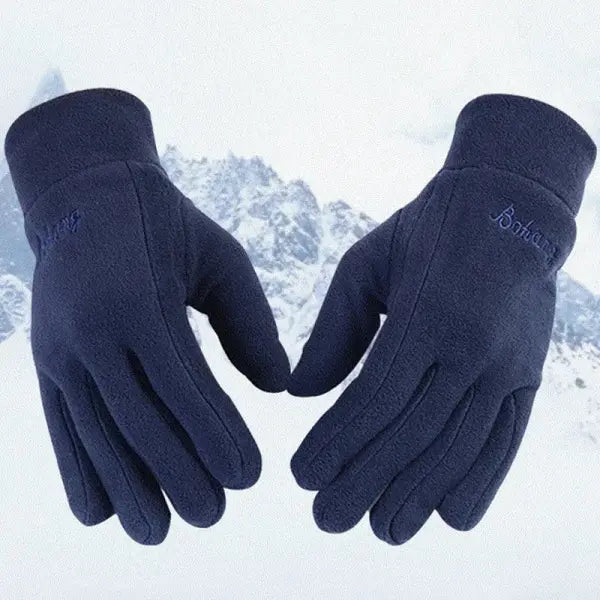 Winter Thermal Touchscreen Gloves – Warm Fleece Windproof Full-Finger Gloves for Men & Women Outdoor Skiing & Cycling