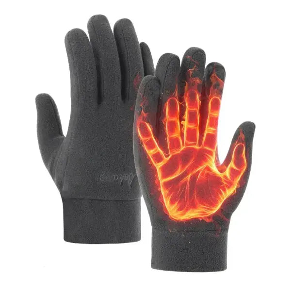 Winter Thermal Touchscreen Gloves – Warm Fleece Windproof Full-Finger Gloves for Men & Women Outdoor Skiing & Cycling