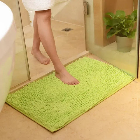 Thickened Memory Bath Mat - Absorbent Foot Floor Mats for Bathroom & Living Room - Fruitgreen / about 40x60cm / United