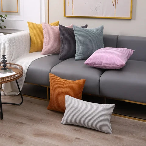 Thickening Corduroy Pillow Covers - Classic Plush Cushion Cover