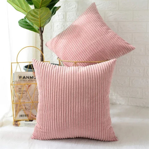 Thickening Corduroy Pillow Covers - Classic Plush Cushion Cover - Random Color / 30x50cm