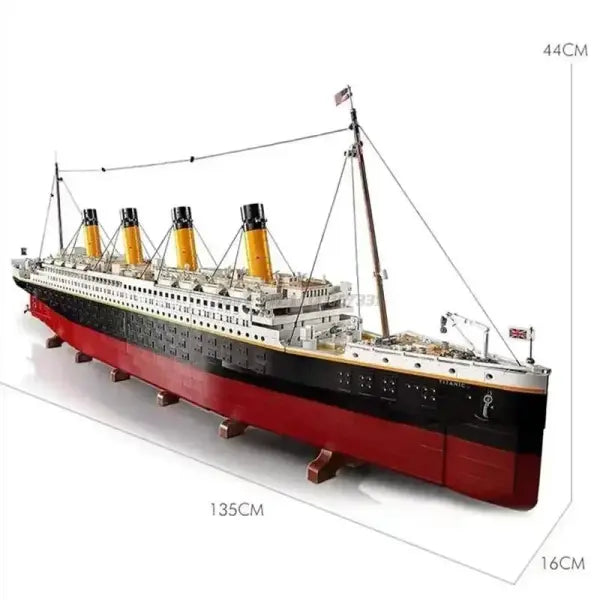 Titani Compatible 10294 Titanic Large Cruise Boat Ship Steamship Home Decor Bricks Building Blocks Children Toy Gifts