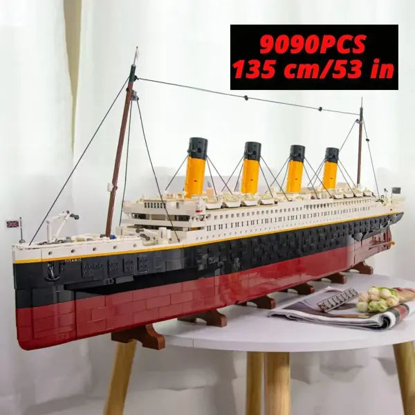 Titani Compatible 10294 Titanic Large Cruise Boat Ship Steamship Home Decor Bricks Building Blocks Children Toy Gifts