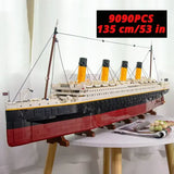 Titani Compatible 10294 Titanic Large Cruise Boat Ship Steamship Home Decor Bricks Building Blocks Children Toy Gifts