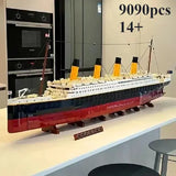 Titani Compatible 10294 Titanic Large Cruise Boat Ship Steamship Home Decor Bricks Building Blocks Children Toy Gifts