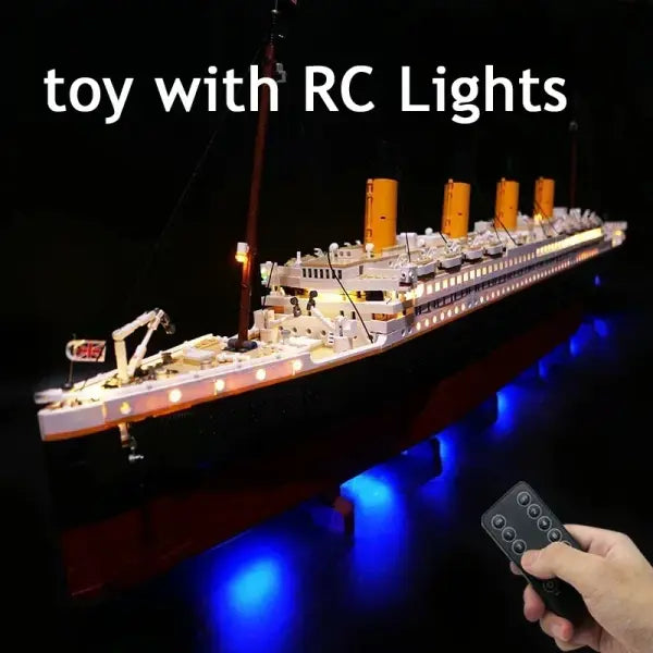 Titani Compatible 10294 Titanic Large Cruise Boat Ship Steamship Home Decor Bricks Building Blocks Children Toy Gifts
