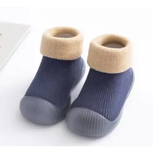 Warm Baby Toddler Winter Shoes – Soft Newborn Prewalker First Walkers (0–4 Years) - blue2 / 6 to 12M
