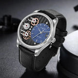 TOMI Mens Quartz Watch Alloy Case Business Gift Set