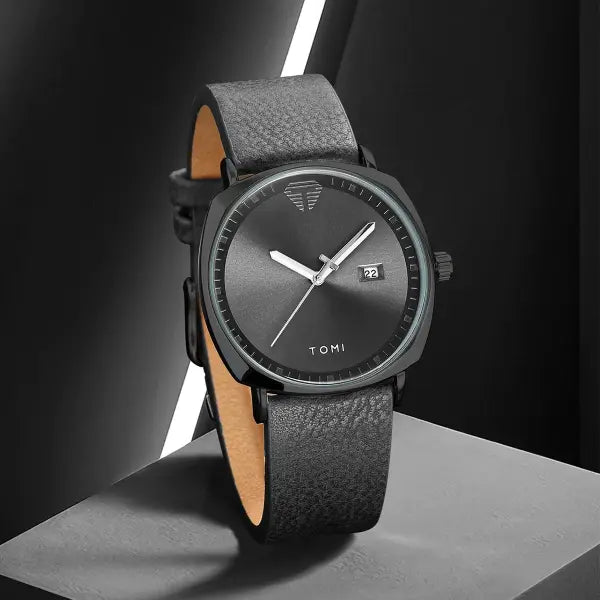 TOMI Mens Quartz Watch Alloy Case Casual Style - Back