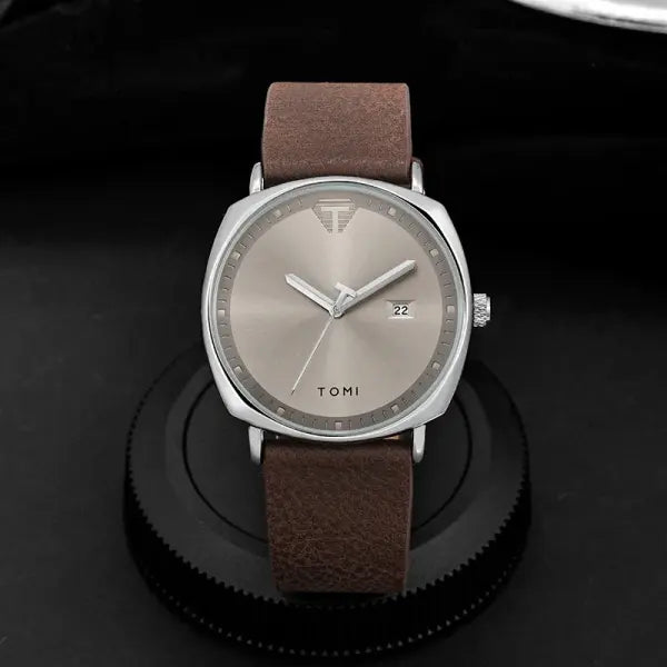 TOMI Mens Quartz Watch Alloy Case Casual Style