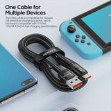 Toocki 6A USB To Type C Cable for Huawei Xiaomi PD 100W Fast Charging Charger USB C Data Cord Quick Charge for Samsung