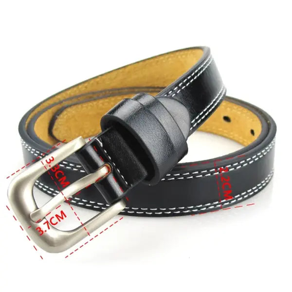 Genuine Leather Belts Cowskin Women Stylish Wardrobe Styling