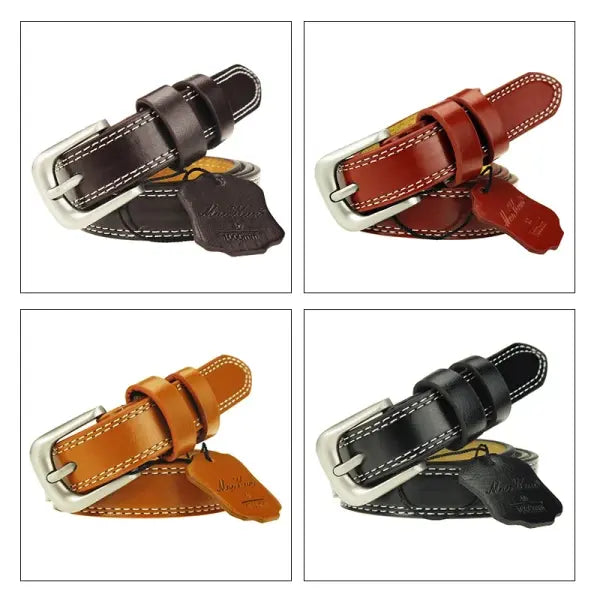 Genuine Leather Belts Cowskin Women Stylish Wardrobe Styling