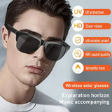 Touch Based Intelligent Bluetooth Glasses with Bone Conduction For Outdoor Sports Calls Sunglasses Business Wireless