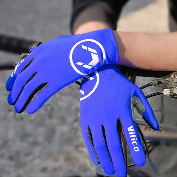 Touch screen bicycle gloves polyester nylon for cycling