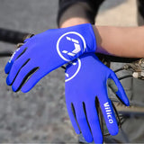 Touch screen bicycle gloves polyester nylon for cycling