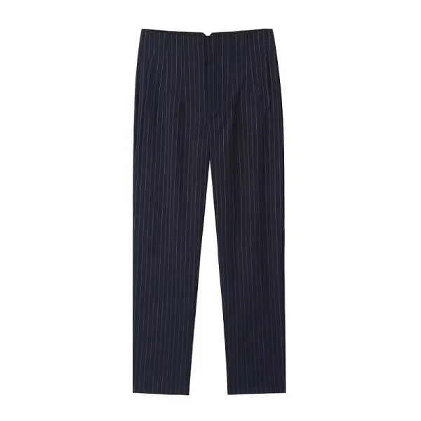 TRAF Women's High Waist Office Pants - Formal Pencil Trousers in Black, Pink & White - Himpall