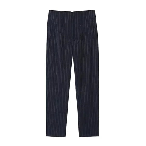 TRAF Women's High Waist Office Pants - Formal Pencil Trousers in Black, Pink & White - Himpall
